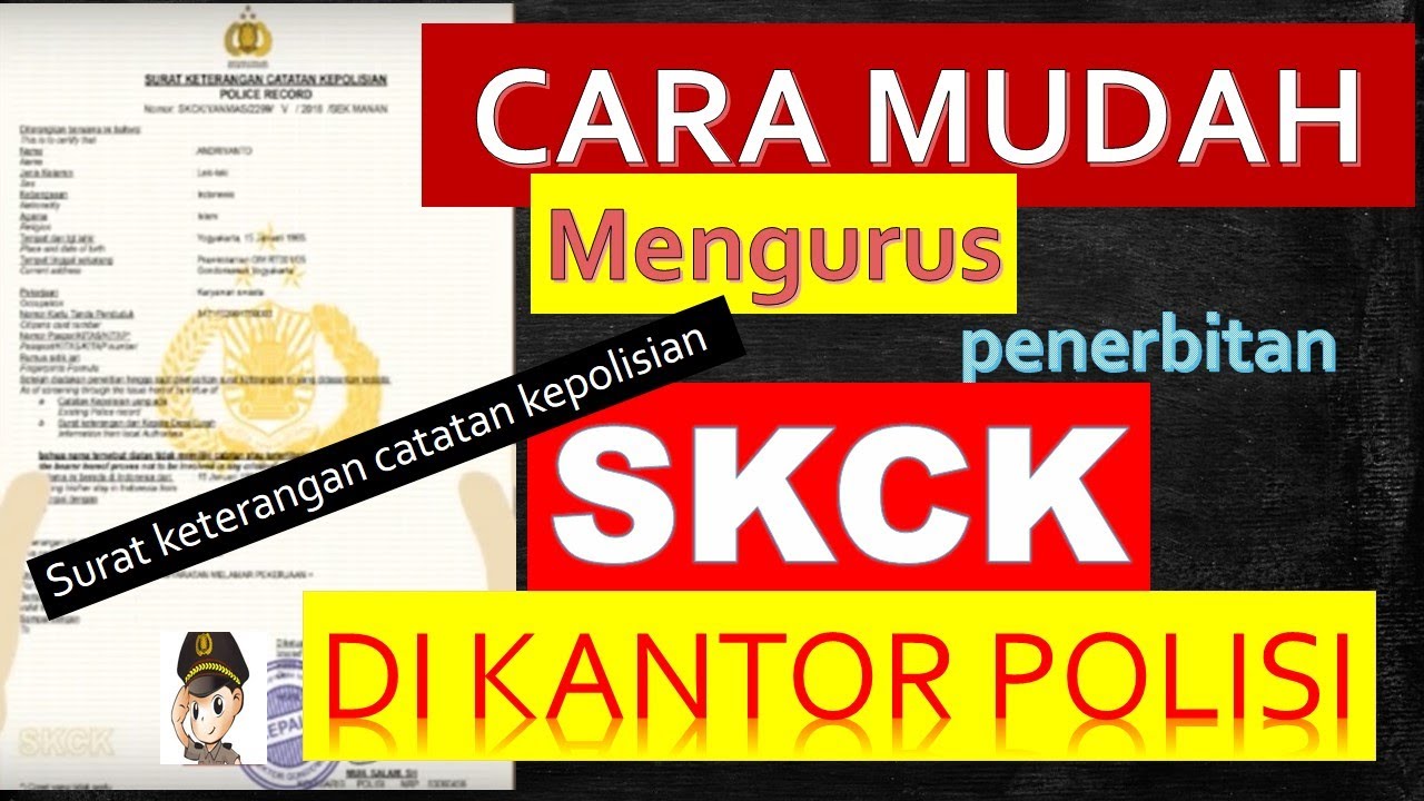 CARA MEMBUAT SKCK Di Polsek TERBARU 2022 !!! - Tutorial Singkat - YouTube