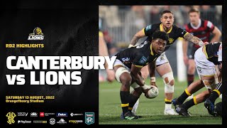 2022 NPC | RD2 Canterbury v Wellington Lions - Highlights