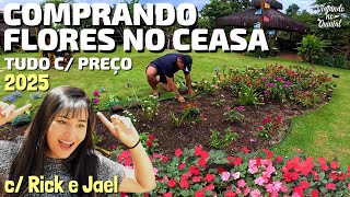 COMPRANDO FLORES NO CEASA TUDO COM PREÇO