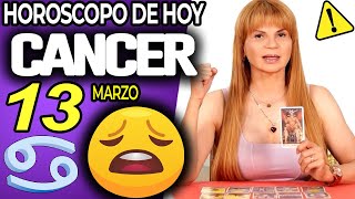 😖¡𝐏𝐄𝐋𝐈𝐆𝐑𝐎!🔴𝐀𝐋𝐆𝐎 𝐆𝐑𝐀𝐕𝐄 𝐄𝐒𝐓𝐀́ 𝐏𝐀𝐒𝐀𝐍𝐃𝐎❌ Cancer ♋ MONHI VIDENTE 🔮 Horoscopo De Hoy 13 De Marzo 2024 ❤️