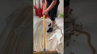 The mope can be used wet or dry, scrape water, and sweep the floor #shorfeed #shorts#shortvideo