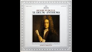 Simon Preston \u0026 Trevor Pinnock, The English Concert - Purcell - Te Deum · Anthems (1983) Vinyl