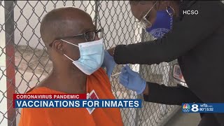 Hillsborough County jail inmates start receiving COVID-19 vaccine