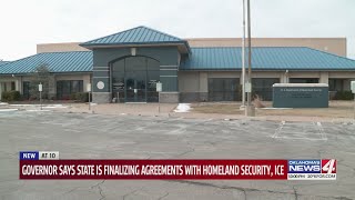 Governor says state is finalizing agreements with Homeland Security, ICE