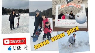 “Road Trip Arimacho ke Rokko Snow Park! Main Salju + View Keren!”