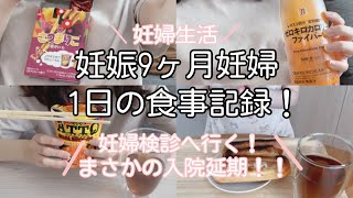 【妊婦生活】【妊婦検診】妊婦1日の食事記録！#妊婦生活#妊婦食事#切迫早産#妊娠後期#妊娠9ヶ月#生活ルーティン#1日の食事