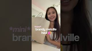 mini brandy melville haul!🛍️🎀 #shopping #brandymelville #clothing #haul #minihaul #explore