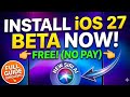 How to Install iOS 27 Beta FREE! (Step-by-Step Guide) 🚨