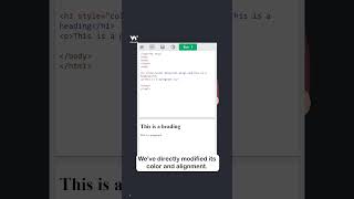 How to add CSS - Part 3 - Inline CSS - #w3schools #css #webdevelopment