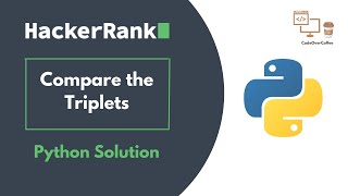 Compare the Triplets | HackerRank | Python Solution #hackerrank #python #java #datastructures