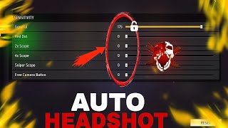 Free Fire Auto Headshot Trick 2025 Sensitivity | 2gb, 4gb, 6gb Ram Headshot Sensitivity Setting