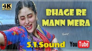 Bhaage Re Mann Mera-HD 5.1 Sound ll Chameli 2004 ll Sunidhi Chauhan ll 4k-1080p HD ll