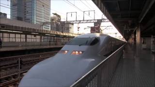 N700A通過＆700系こだま662号東京行き発車