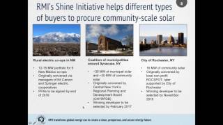 eLab Webinar: Community-Scale Solar and Community Storage — Learnings from the Field