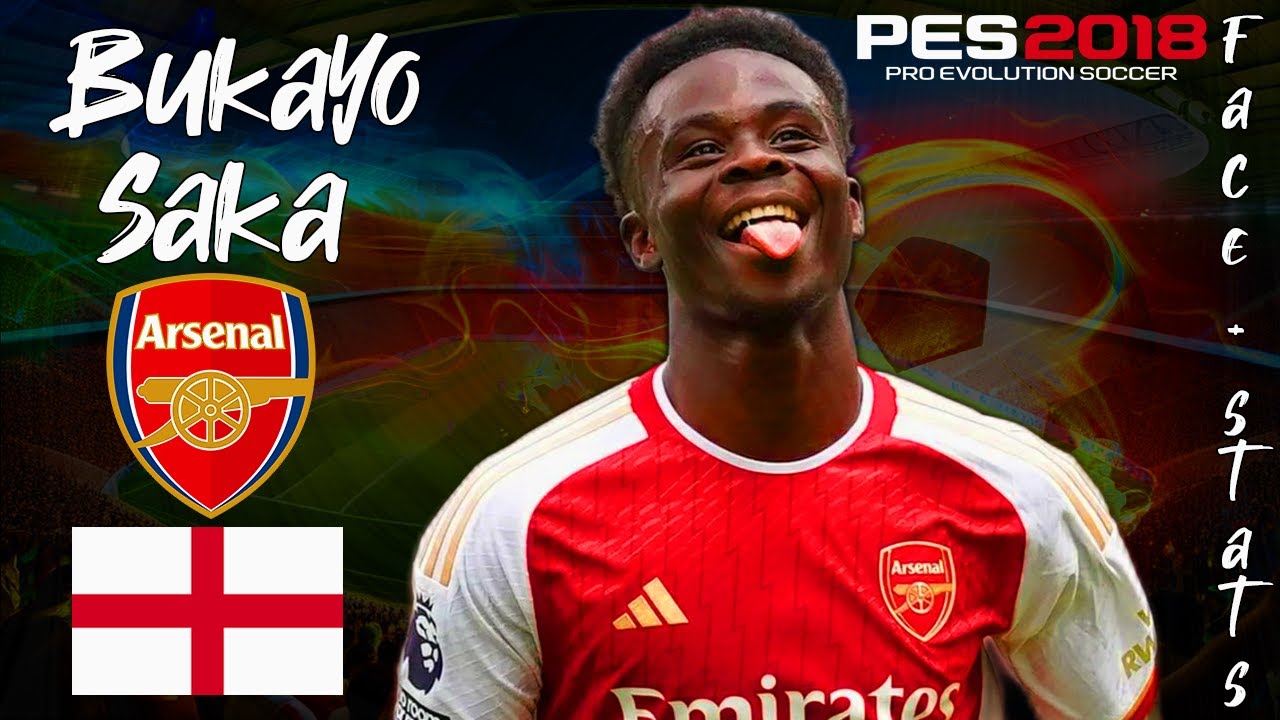 COMO CREAR A BUKAYO SAKA EN PES 2018 | FACE + STATS 2023 | TUTORIAL ...