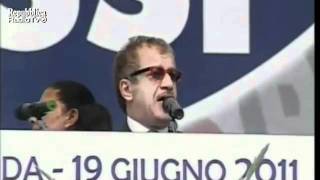 Pontida 2011 : L'intervento di Maroni,acclamato dalla folla