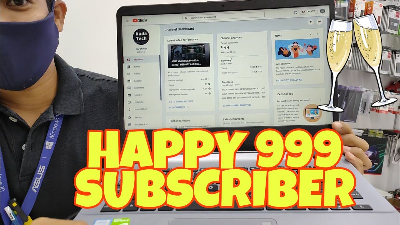 Happy 999 Subscriber Kudatech Youtube