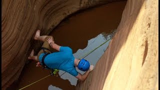 CRAZY Rappelling ADVENTURE in WATER Canyon UTAH!!! (Part 2)