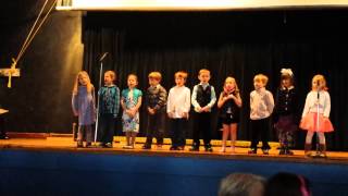 Bethany Lorisch school talent show - This is the Day - kindergarten