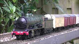 Un train de visite - La nouvelle locomotive CHREZO SNCF 140C de Tamme a fait un tour dans le jardin