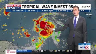 Midweek cold front brings us a change to our forecast pattern