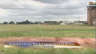 Rehabilitation work commence at Benin airport runway