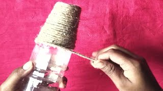 How To Make Flower Vase  Flower Pot  Fuldani  Bottle