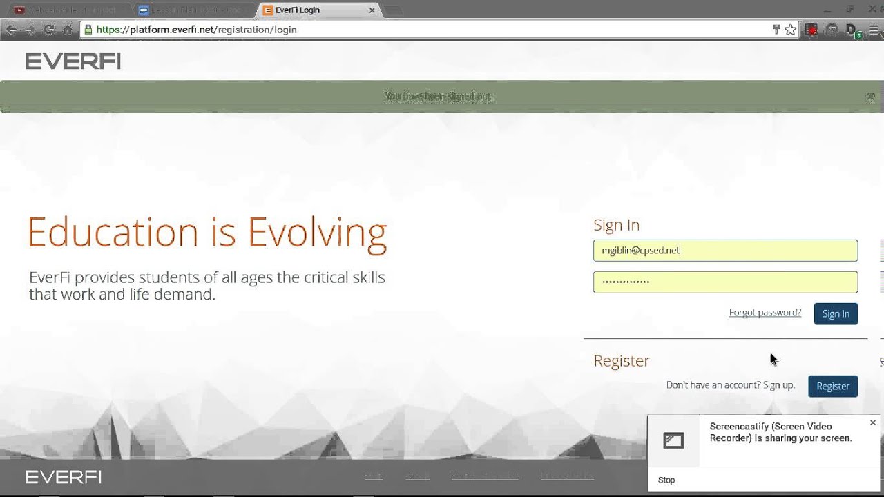 Everfi Tutorial Youtube