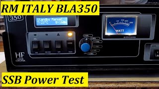 RM ITALY BLA350  SSB Power Test  2 x MRF150 MACOM