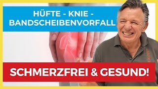 Hüfte - Knie - Bandscheibenvorfall ⚡️So wirst du Schmerzfrei \u0026 gesund! 🍀