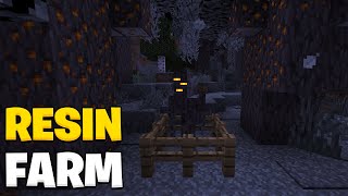 Resin farm for Minecraft 1.21.4 Tutorial