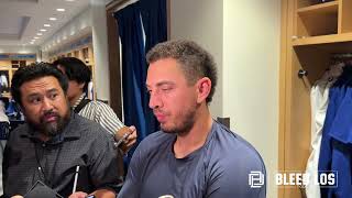 Dodgers Postgame: Austin Barnes discusses what he saw from Yoshinobu Yamamoto