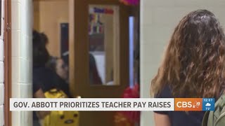 Gov. Abbott prioritizes teacher pay raises