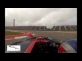 larry ligas in car narration at cota.