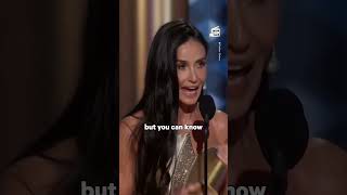 Demi Moore's First Golden Globe Win