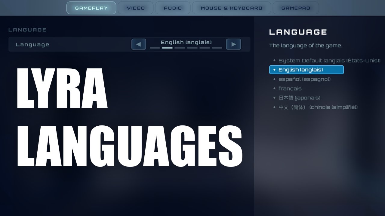 Support More Or Less Languages For Your Lyra Based Game : UE5 Lyra Menu ...