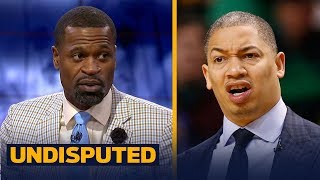 Stephen Jackson disagrees with Ty Lue announcing his plan for Game 3 vs Warriors | NBA | UNDISPUTED