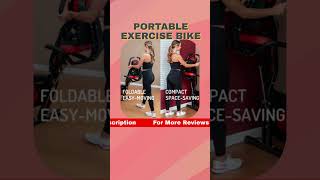 3-IN-1 FOLDING EXERCISE BIKE WITH A RATING OF 4.5 OUT OF 5 STARS | FOR THE HOME, RV, BOAT, PATIO