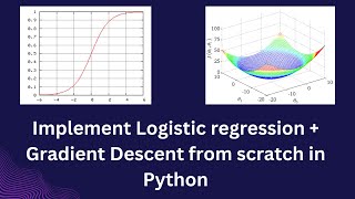 Implement Logistic regression + gradient descent in python from scratch