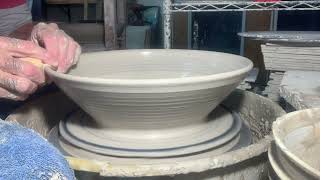 Throwing large serving bowl.￼