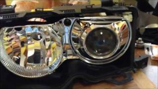 DIY: BMW E46 ZKW Clear Lens Swap / Headlight Disassembly