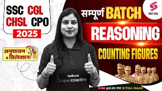 REASONING for SSC CGL CHSL CPO CLASSES 2025 | COUNTING FIGURES | BY RITIKA MAM