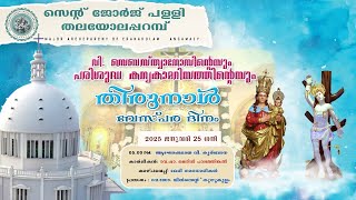 തിരുനാൾ 2025 | വേസ്പര ദിനം | REV. FR. JERIN  PALATHINKAL | ജനുവരി 24 2025  06:30AM