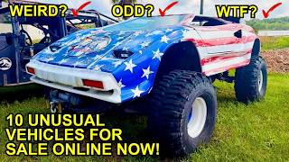 WEIRD VEHICLES WEDNESDAY! 10 Odd Vehicles Selling On Marketplace, Links to Ads in Description Below