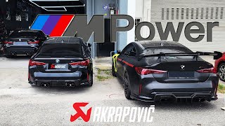 AKRAPOVIC BMW G82 M4 COMPETITION MALAYSIA | EVENTURI | ADRO | BEST EXHAUST FOR GX M2 M3 M4