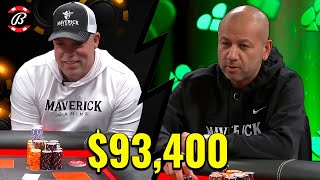 Eric Persson And Rob Yong Go CRAZY On This Draw Heavy Flop! | Bally Live Poker