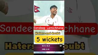 5 wickets Sandeep Lamichhane Jay Trophy 🏆 || Sandeep Lamichhane || Nepal cricket