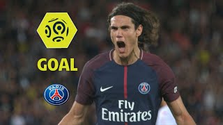 Goal Edinson CAVANI (75' pen) / Paris Saint-Germain - Toulouse FC (6-2) / 2017-18