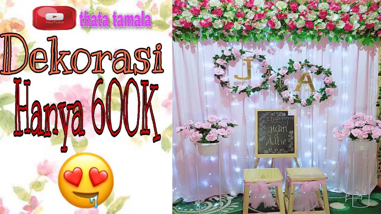 Dekorasi Lamaran Bikin Sendiri 12 Inspirasi Paper Flower Untuk Latar