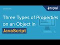JavaScript Video Tutorial - Three Types of Properties on an Object